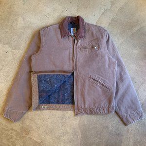 Vintage Detroit carhartt blanket lined work jacket